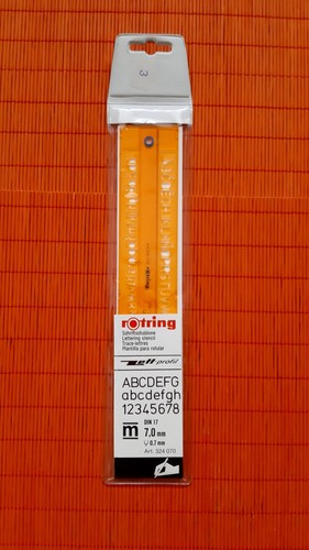 Rotring schriftschablone - rotring,