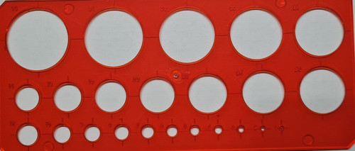 Kreisschablone mm dt - kreisschablone,