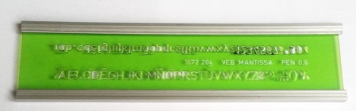 Zeichenschablone pen 6 - zeichenschablone, 0.6