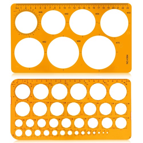Kreisschablone set transparent - kreisschablone,