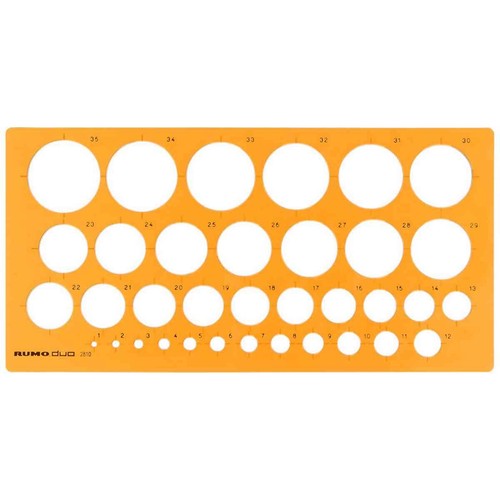 Rumold kreisschablone mm - rumold, 1-35