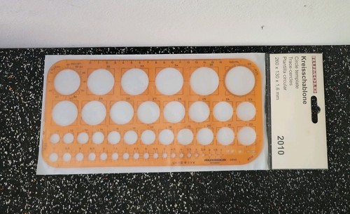 Kreisschablone mm von - mm,