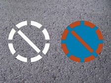 Schablone Bodenschablone