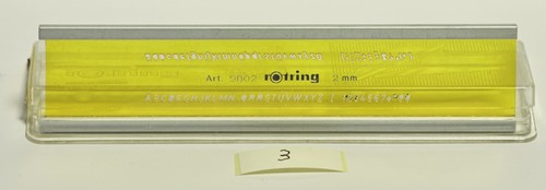 Rotring 5802 schriftschablone - rotring,