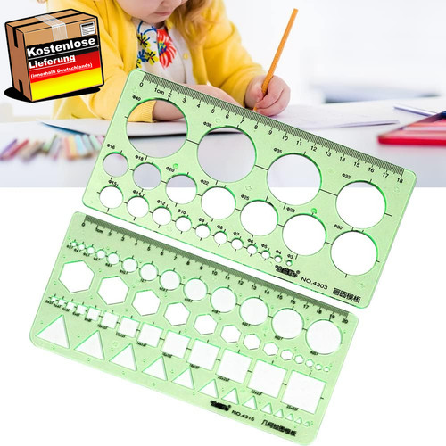 Zeichenschablonen set für - zeichenschablonen,