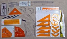 Zeichenschablonen Lineale