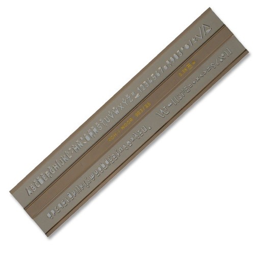 Schriftschablone mm - schriftschablone, 3,5